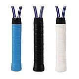 QKEEDSN 6 Pcs Tennis Racket Grip Tape, Anti-Slip Quick-Drying Tennis Overgrips, Wrap Your Racquet for High Performance