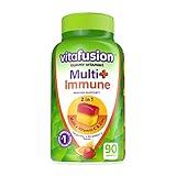 Vitafusion Multi+ Immune Support* – 2-in-1 Benefits & Flavors – Adult Gummy Vitamins with Vitamin C, Zinc, Daily Multivitamins, 90 Count