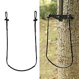 ZIVOXIA Climbing Stick Aider for Hunting, Daisy Chain Single Step Aider, Hand-Braided 1.5Ft Lightweight Rope Ladder Tree Stand Step - Weighs Only 1.6 Ounces