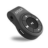 APEKX Clip Bluetooth Audio Adapter for Headphones, Headset, Speaker, Wireless Receiver with MIC for Hands-Released Call and Music