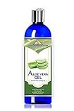 ANCIENT HEALTH REMEDIES Organic Unrefined Cold Pressed PURE ALOE GEL, Bulk Wholesale Beauty, Skin Care, Moisturizing DIY GEL For DYI Skin Products (INDIA) (32 oz)