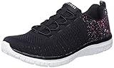 Skechers Women's Virtue Sneaker, Black/Pink=BKPK, 10