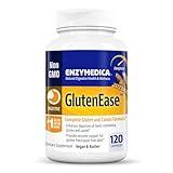 Enzymedica GlutenEase, Digestive Enzymes for Food Intolerance, Offers Fast Acting Gas & Bloating Relief, 120 Count