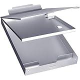 Sunnyclip Metal Clipboard with Storage, Aluminum Three-Tier Box Clipboards,Binder Form Holder with High Capacity Clip,Great for Worksites,Management,Office Business Professionals,14 x 9 x1.5 inch