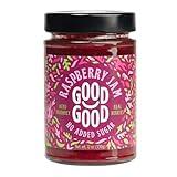 GOOD GOOD No Added Sugar Raspberry Jam - Keto Friendly Jelly - Low Carb, Low-Calorie and Vegan - Diabetic Friendly - 12oz / 330g (Pack of 1)