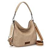 Wrangler Hobo Bags for Women Shoulder Bag Purse and Handbags for Women Medium Size Leather Ladies Handbags WG129-1022KH