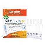 Boiron ColdCalm Baby Single-Use Drops for Relief from Cold Symptoms of Sneezing, Runny Nose, and Nasal Congestion - Sterile and Non-Drowsy Liquid Doses - 30 Count