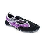 Body Glove Water Shoes for Women, Lake, Aerobics, Swimming, Aqua Sports, Beach, Womens Water Shoes, Black and Oasis Purple Horizon Aqua Shoes for Women