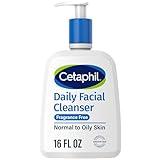 Cetaphil Face Wash, Daily Facial Cleanser for Sensitive, Combination to Oily Skin, NEW 16 oz, Fragrance Free, Gentle Foaming, Soap Free, Hypoallergenic (Packaging May Vary)