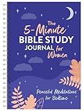 5-Minute Bible Study Journal for Women: Peaceful Meditations for Bedtime