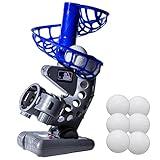 Franklin Sports MLB Kids Electronic Baseball Pitching Machine - Automatic Youth Pitching Machine with (6) Plastic Baseballs Included -Youth Baseball Pitcher for Kids Ages 3+