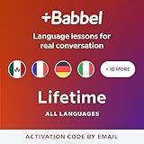 Babbel: Learn a New Language – Choose from 14 Languages including French, Spanish & English - Lifetime App Subscription for iOS, Android, Mac & PC [Online Code]