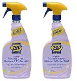 Zep Home Pro Foaming Miracle Grout Cleaner & Protectant - 32 Fl. OZ - (Pack of 2) 2-in-1 for Sparkling Clean Grout Lines