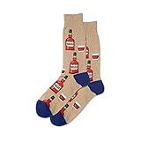 Hotsox Men's Bourbon Socks 1 Pair, Hemp Heather, Men's 8.5-12 Shoe