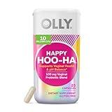 OLLY Happy Hoo-Ha Capsules, Probiotic for Women, Vaginal Health and pH Balance, 10 Billion CFU, Gluten Free - 25 Count