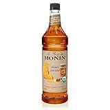 Monin - Organic Honey Sweetener, Low-Calorie Liquid Sweetener, Sugar Substitute, Coffee Syrup, Made with Organic Honey, Simple Syrup for Cocktails, Iced Tea, & More, Clean Label (1 Liter)