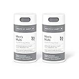 Health by Habit Mens Multi Supplement 2 Pack (120 Capsules) - 23 Essential Vitamins and Minerals, Supports General Health & Wellness, Non-GMO, Sugar Free (2 Pack)