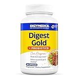 Enzymedica Digest Gold + Probiotics, 2-in-1 Formula for Gut Health, Digestive Enzymes & 1.5 Billion Active Probiotic Cultures, 45 Count