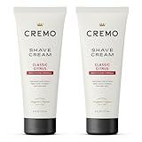 Cremo Original Shave Cream (2 Pack), Astonishingly Superior Ultra-Slick Shaving Cream for Men, Fights Nicks, Cuts And Razor Burn, 6 Fl Oz (Packaging May Vary)