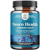 Advanced Nootropics Brain Support Supplement - Synergetic Mental Energy and Focus Supplement with Vitamins for Cognitive Enhancement - Mind and Memory Supplement for Brain Health 45 Servings