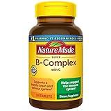 Nature Made Super B Complex with Vitamin C and Folic Acid, Dietary Supplement for Immune Support, 140 Tablets, 140 Day Supply