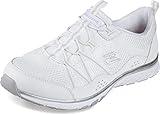 Skechers Sport Women's Women's Gratis Sport Sneaker, White/Silver, 8