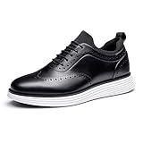 Bruno Marc Men's Dress Sneakers Oxfords Casual Formal Business Wingtip Brogue Shoes,Black,Size 10,SBOX2326M