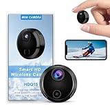 Hidden Cameras -Surveillance Camera with Motion Detection and Night Vision -WiFi Wireless Camera -1080P Indoor Camera -Nanny Cam -Spy Camera - Mini Camera -WiFi Cameras for Pet/Baby/Nanny with App