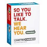 ChatterChance Generations: Conversation Card Games - Family Fun Game Night for Kids and Adults w/Grandma & Grandpa - 80 Thought Provoking Questions, Deck of Question Cards Gift for Grandparents