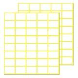 1000 Pack, 0.5" x 0.75" - White Labels Stickers for Writing, Price Stickers