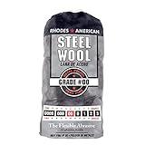 Homax Rhodes American Metal Polishing Steel Wool, Very Fine Grade #00, 12 Pads