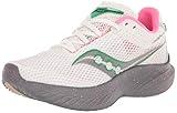 Saucony Women's Kinvara 14 Sneaker, White/Gravel, 8