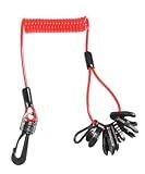 RACOONA Boat Kill Switch Lanyard,Car Accessories Universal Boat Kill Switch Keys Lanyard,Outboard Kill Switch,Safety Kill Stop Switch Connector Lanyard Cord for Mercury,Yamaha,Tohatsu,Johnson