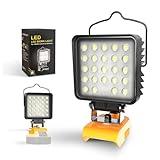 LED Work Light for Dewalt 20v Max Battery - LANKA 54W 7600LM Flashlight Tools Cordless Work Light w/USB & Type C Charging Port Upgraded Low Voltage Protection Flood Light Fathers Day Dad Presents