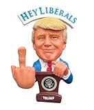 Donald Trump Doll - This Bobblehead Trump Has A Bobbling Middle Finger Instead of Head | Hey Liberals Hey Media Sleepy Joe | Trump 2024 Election #MAGA (Liberals)