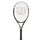 Wilson Hyper Hammer 5.3 Strung Tennis Racket (Black/White, 4 1/8)