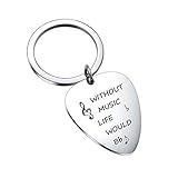 Guitar Gift for Musician Keychain Guitar Pick Gift Guitar Player Gift for Guitar Keychain Music Lover Keychain Music Teacher Gift Guitar Teacher Keychain Guitar Teacher Appreciation Gift