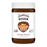 Justin's Chocolate Hazelnut and Almond Butter, Organic Cocoa, No Stir, Gluten-free, Responsibly Sourced, 16 Ounce (Pack of 1)