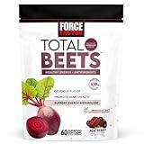 Force Factor Total Beets Soft Chews with Beetroot, Nitrates, L-Citrulline, Grapeseed Extract, and Antioxidants, Healthy Energy Supplement with Elite Ingredients, Heart Health Superfood, 60 Chews