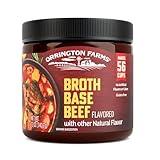 Orrington Farms Beef Flavored Broth Base Granulated Beef Flavored Bouillon Versatile Usage Season-To-Taste Easy-To-Store 12 oz Jar (Pack of 1)