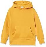 Amazon Essentials Boys' Fleece Pullover Hoodie Sweatshirts, Golden Yellow, Medium