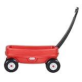 Little Tikes Lil' Wagon – Red And Black, Indoor and Outdoor Play, Easy Assembly, Made Of Tough Plastic Inside and Out, Handle Folds For Easy Storage | Kids 18