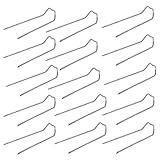 100 Pieces Greening Pins, 1.7 Inch Floral U-Pins Plant Pins Floral Fern Pins for Flower Picks Stems Straw Wreaths Holiday Arrangements DIY Craft Projects (Silver, 100)