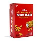 Pearson's Original Salted Nut Roll | Peanut, Caramel, Nougat Candy | 24 Full- Size Candy Bars |Bulk, Individually Wrapped