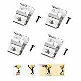 N268241 N086039 Stainless Steel Belt Clips for Dewalt 20V Power Tools, Compatible with, DCD980, DCD985, DCD980L2, DCD985L2,Includes Screws and Drill Tool Hooks (4-pack)