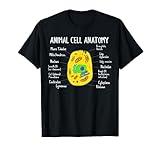 Anatomy Of Animal Cell Biology Biologist Science Student T-Shirt