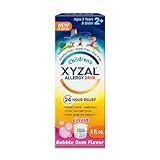 Xyzal Children's Oral Solution 24-Hour Allergy Relief for Kids, New Bubble Gum Flavor, 5 Fl. oz. (Alcohol-free, Sugar-free & Dye-free)