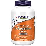 NOW Foods Supplements, L-Arginine 1,000 mg, Nitric Oxide Precursor*, Amino Acid, 120 Tablets