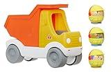 Little Tikes Toddle Tots Haul Away Dump Truck, Toddler Playset, Push- Along Dump Truck & 3 Character Figures for Pretend Play, Gift and Toy for Toddlers and Kids Girls Boys Ages 1-5 Years