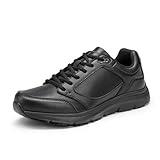 Bruno Marc Men's Bertram Non Slip Work Shoes, Waterproof Lightweight Work Shoes & Restaurant or Food Service Sneakers,Size 10,Black,SNIC2415M